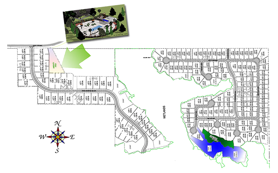 Willow Creek Plantation - Plat Map-Phases 1 and 2